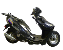 Scrap moped